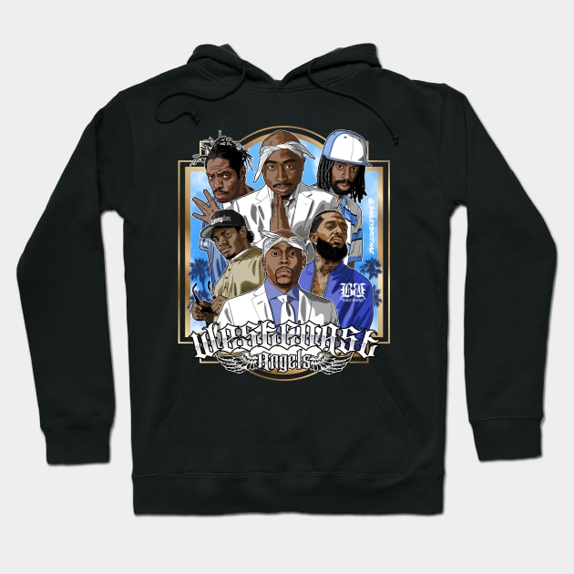 Westcoast Angel's Hoodie by BaileyBrothaz